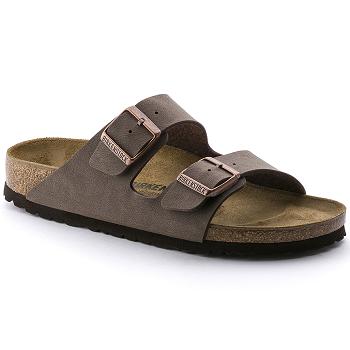Dámské Arizona Birkenstock Birkibuc Taupe | CZ 52DFM